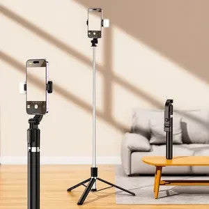 Trépied pour Smartphone Bluetooth 360° avec Lumière (1m)